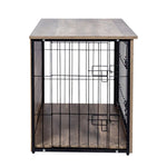 ZUN Dog Crate Furniture , Wooden Dog Crate with Double Doors, Dog Furniture, Indoor Dog Kennel, 89114511