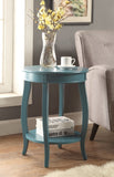 Aberta Teal Finish Accent Table B2726P277915