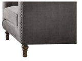 Sidonia Gray Velvet Chair W/Pillow B2726P411572