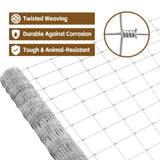 5x164 ft Advanced Weave Farm Enclosures Long-Lasting and Secure Galvanized Farm Fence 75287777