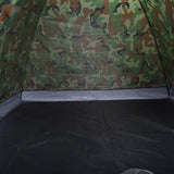 ZUN 3-4 Person Camping Dome Tent Camouflage 99828302