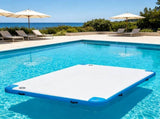 10 X 7ft Large Inflatable Floating Dock Mat Raft Island with Air Pump And Backpack for Pool Beach 11557308