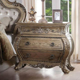 3 Drawers Nightstand in Vintage Oak Finish B016P253453