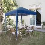 ZUN 2 x 2m Practical Waterproof Right-Angle Folding Tent Blue 71010202