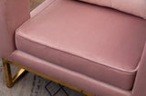 ZUN Lenola Contemporary Upholstered Accent Arm Chair, Pink T2574P164512