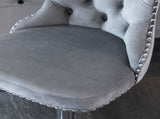 Furniture,Swivel Velvet Barstools Adjusatble Seat Height from 25-33 Inch, Modern Upholstered Chrome 49197082