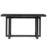 ZUN Modern Wood Entryway Console Table Sofa Table, Long Entryway Table for Hallway Living Room Foyer 59069358