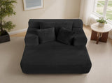 Chaise Lounge Chair, 2 in 1 Boneless Chaise Lounge Indoor, Upholstered Sleeper Chair Converts to W6506P557510