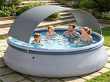 118 x 68 Large Capacity Outdoor Inflatable with Sunshade Tent, TearResistant PVC BlowUp 90250049