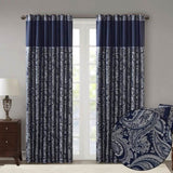 Jacquard Curtain Panel Pair B03598174