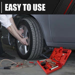 ZUN Universal heavy-duty tire repair kit | 58 piece set | Fixed perforations and plug surfaces | Perfect 89473900