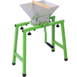 7L Manual Juicer Grinder with stand,Portable Fruit crusher with wheel Stainless Steel fruit Scratter 07289748