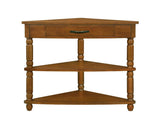 33.8'' Small Triangle Table, Wood Side Table for Small Spaces/ Living Room, 3 Tier End 82781296