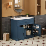 36" Luxurious Bathroom Vanity with Ceramic Sink, Bathroom Vanities Cabinet with 2 large Soft Closing N710P288944C