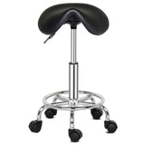 Saddle Stool Ha Ha Feet Rotation Bar Stool Black 56765633