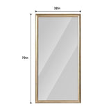 32*70inch full-body floor mirror with Artificial wood frame, elegant design and durability, a W2709P242465