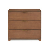 ZUN Pixie 3 Drawer Dresser in Walnut B022P204849