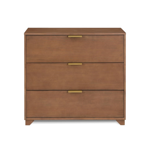 ZUN Pixie 3 Drawer Dresser in Walnut B022P204849