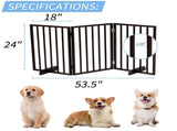 The Wooden Dog Fence Walnut 36914818
