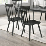2 Pieces Set Dining Side Chair Rustic Modern Farmhouse Design Retro Design Easy to Assembly W2537P211111