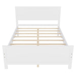 ZUN Wood Platform Bed Frame with Headboard, Mattress Foundation with Wood Slat Support, No Box Spring 28653168