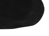 3x2x1/2" Beauty Salon Semicircle Anti-fatigue Salon Mat Black 99799260