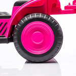 ZUN 12V Kids Ride On Electric Tractor Black Knight,Kids Ride On Toy.2WD,Non-skid tires, steering wheel, 85433866