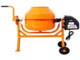 Cement Mixer, 3 Cu. Ft Electric Concrete Mixer Machine, 110v AC Motor Portable Power Cement Mixers W46583822