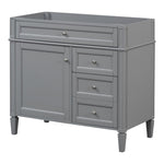 ZUN 36'' Bathroom Vanity without Top Sink, Modern Bathroom Storage Cabinet with 2 Drawers and a Tip-out N710P186084E