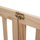 Full House-Shaped Headboard Floor Bed with Fence,Natural W504119482