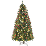 10ft Automatic Tree Structure PVC Material 1200 Lights Warm Color with Colorful 10 Modes with Remote 01331052