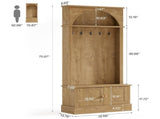 Entryway Coat Rack Shoe Storage 60339177