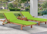 2PCS Set Outdoor Lounge Chair Cushion Replacement Patio Funiture Seat Cushion Chaise Lounge Cushion W2911P286269