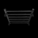 Towel Warmer 6 Bar Electric Heated Towel Rack Wall Mount Plug-in/Bath Towel Heater Matt-Black W2079P189687