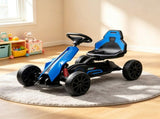 Blue 12V Electric Go Kart Kids Ride On Toy with EVA Tires, for Backyard Outdoor Play, 2 Speeds, 28979378