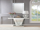Nysa Mirrored & Faux Crystals Accent Mirror B2726P446662