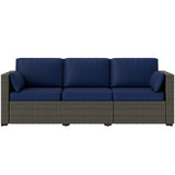 Rattan Three-Seat Sofa 57278559