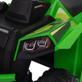 6V Kids Electric ATV, Toddler Ride on Car with Trailer, Music, Bluetooth Power Display for Boys W2181P164287