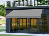 118.1"D x 47.2"W x"H Retractable Awning Grey 34819302