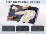 20"/24"/28" 3 pcs/set in PC Spinner Wheel Luggage, Carry on Suitcase, With Gradient Color and W2787P353558