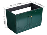 36" Freestanding Bathroom Vanity & 2 Soft-Close Cabinet Doors -Excluding Sink W999P241074