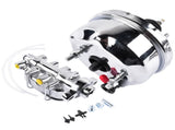7" Street Hot Rod Power Brake Booster & Master Cylinder CHROME Brakes Custom Car 55419783