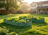Galvanized Raised Garden Bed 8x4x1ft - Heavy Duty Metal Planter Box for Vegetables, Herbs & Flowers, W840P499242