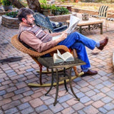 21.3inch Square Garden Cast Aluminum Table Bronze 66138118