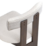 Wooden Dining Chairs Set of 2, Modern Boucle Upholstered Side Chairs,Mid Century Modern W2582P188305