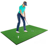 Golf Hitting Mats - 3.8'x5' Artificial Turf Training Mat for Indoor/Outdoor Swing Practice W2836P232196