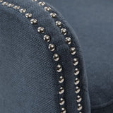 27" Accent Chair,Wood High-Density Foam Modern Style For Living Room, Blue B03548551