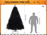 8 FT Pre-lit Artificial Christmas Tree, Hinged Xmas Pine Tree with 1450 Branch Tips, 550 Lights and 45666299