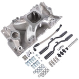 ZUN 4150 EFI Single Plane Intake Manifold with Fuel Rail for Chevy Small Block Gen I 41329476