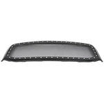 ZUN ABS Plastic Car Front Bumper Grille for 2006-2008 Dodge RAM 1500 Stainless Steel Coating with Rivet 15852255